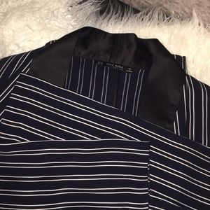 Striped Satin Kimono